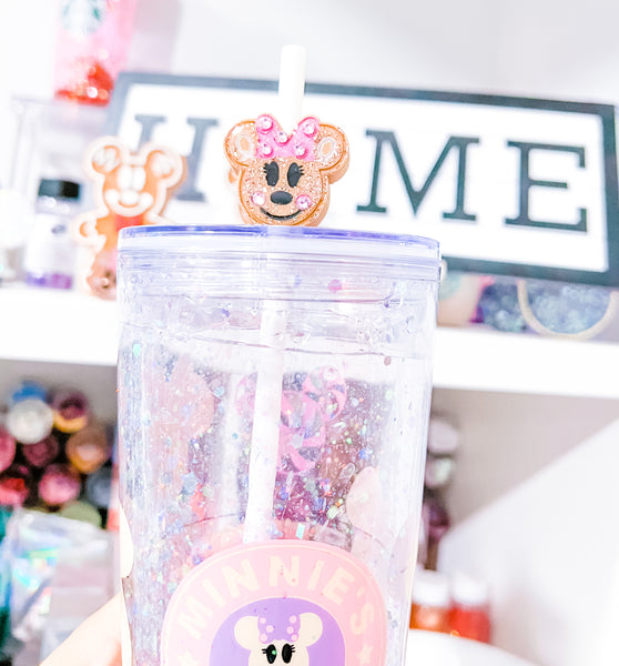 Gingerbread Mice straw topper (set)