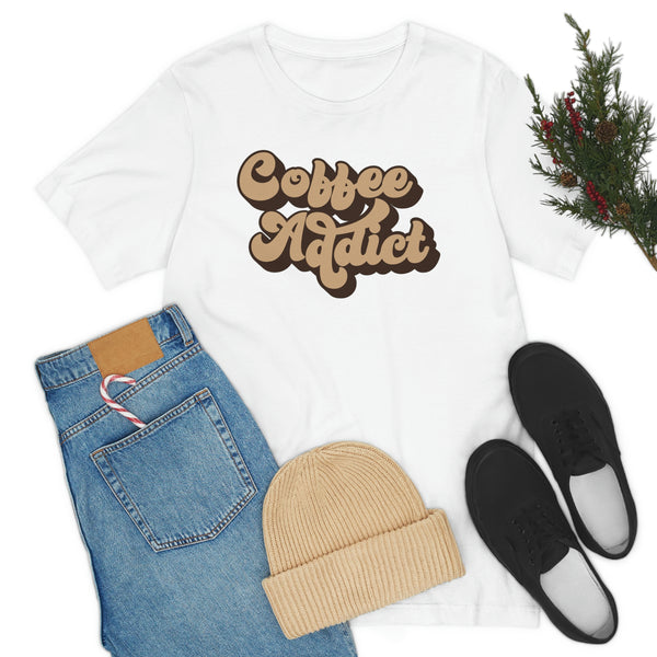 Coffee addict Jersey Short Sleeve Tee