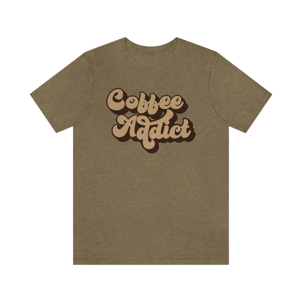 Coffee addict Jersey Short Sleeve Tee