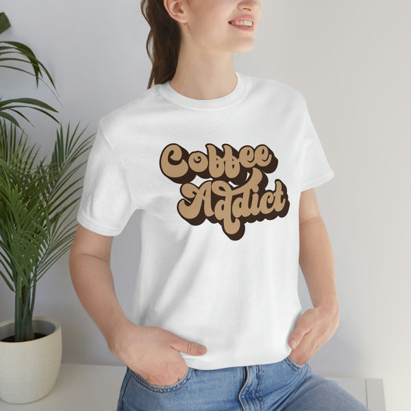 Coffee addict Jersey Short Sleeve Tee
